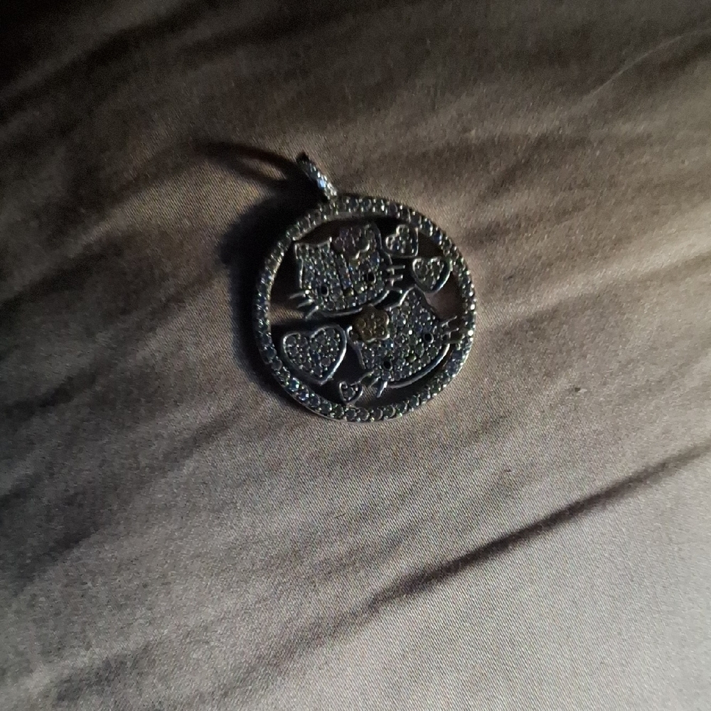 Sanrio Silver and Gold Hello Kitty Necklace